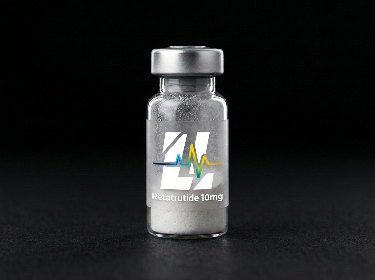 Retatrutide 10mg research peptide — Next-generation triple agonist research peptide.