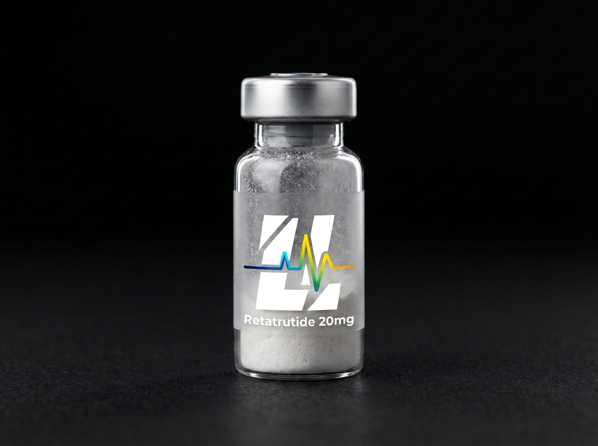 Retatrutide 20mg research peptide — Next-generation triple agonist research peptide.